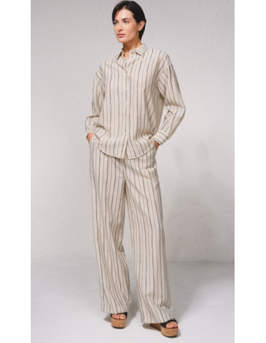 Pantalon fluide Rayé 259104