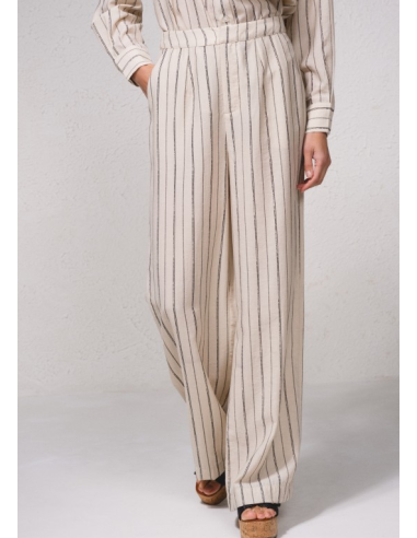 Pantalon fluide Rayé 259104