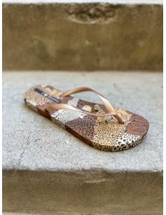 Tong femme ANIMAL print