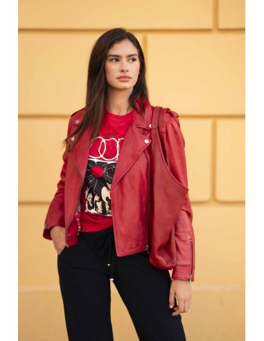 Blouson Perfecto cuir PATRICIA