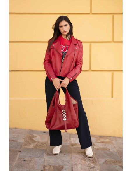 Blouson Perfecto cuir PATRICIA