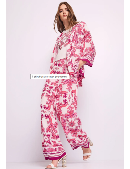 Pantalon imprimé 25017