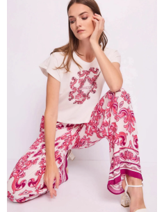 Pantalon imprimé 25017 2