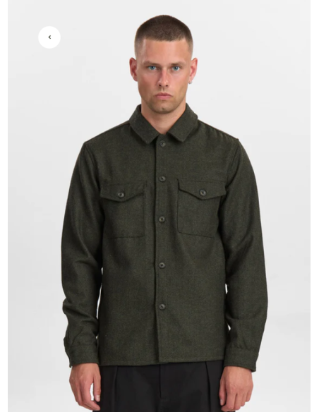 AKOSCAR WOOL manches longues Sur chemise 902044