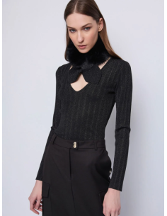 Pull Avec col fourrure 53032