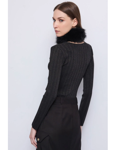 Pull Avec col fourrure 53032