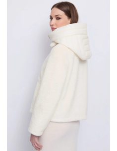 Blouson en Bouclette Avec Capuche 39002 2