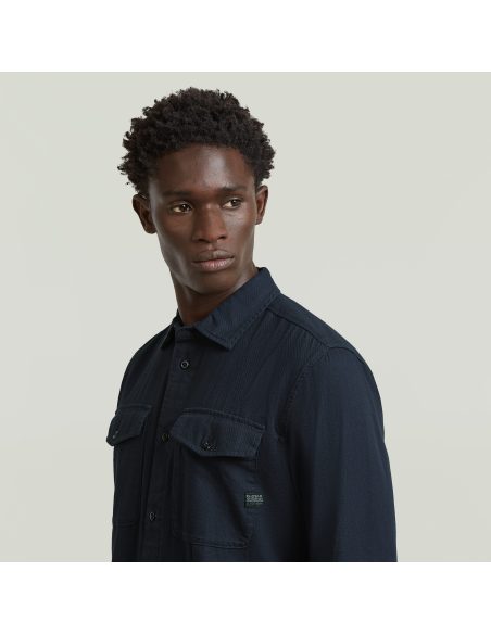 Chemise Jeans Marine 24963