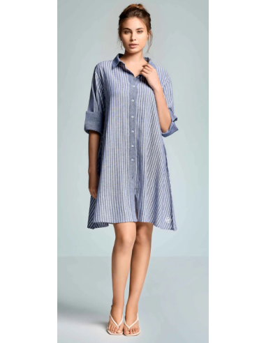 Robe 60% Viscose et 40% Lin 26.031