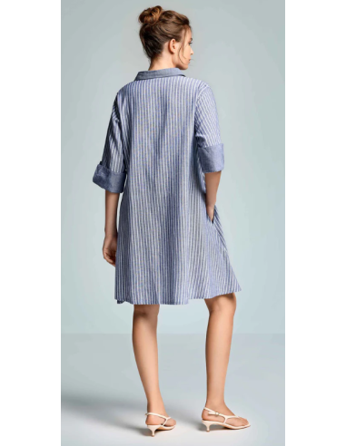 Robe 60% Viscose et 40% Lin 26.031