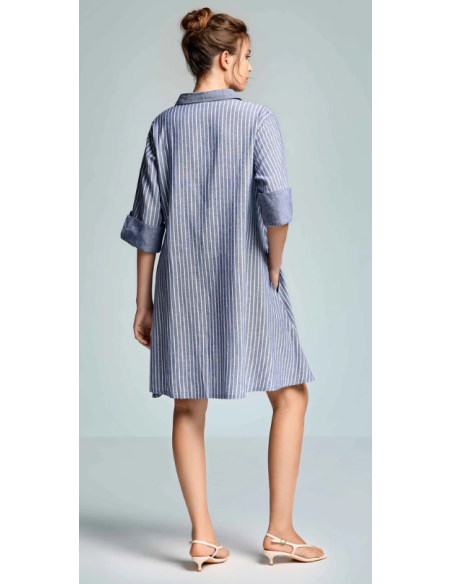 Robe 60% Viscose et 40% Lin 26.031