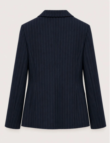 Blazer en viscose à rayures 35033