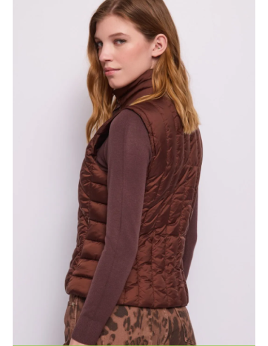 Gilet en nylon à col montant 35009