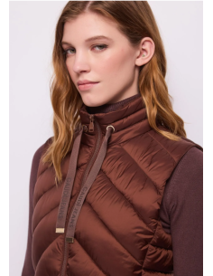 Gilet en nylon à col montant 35009