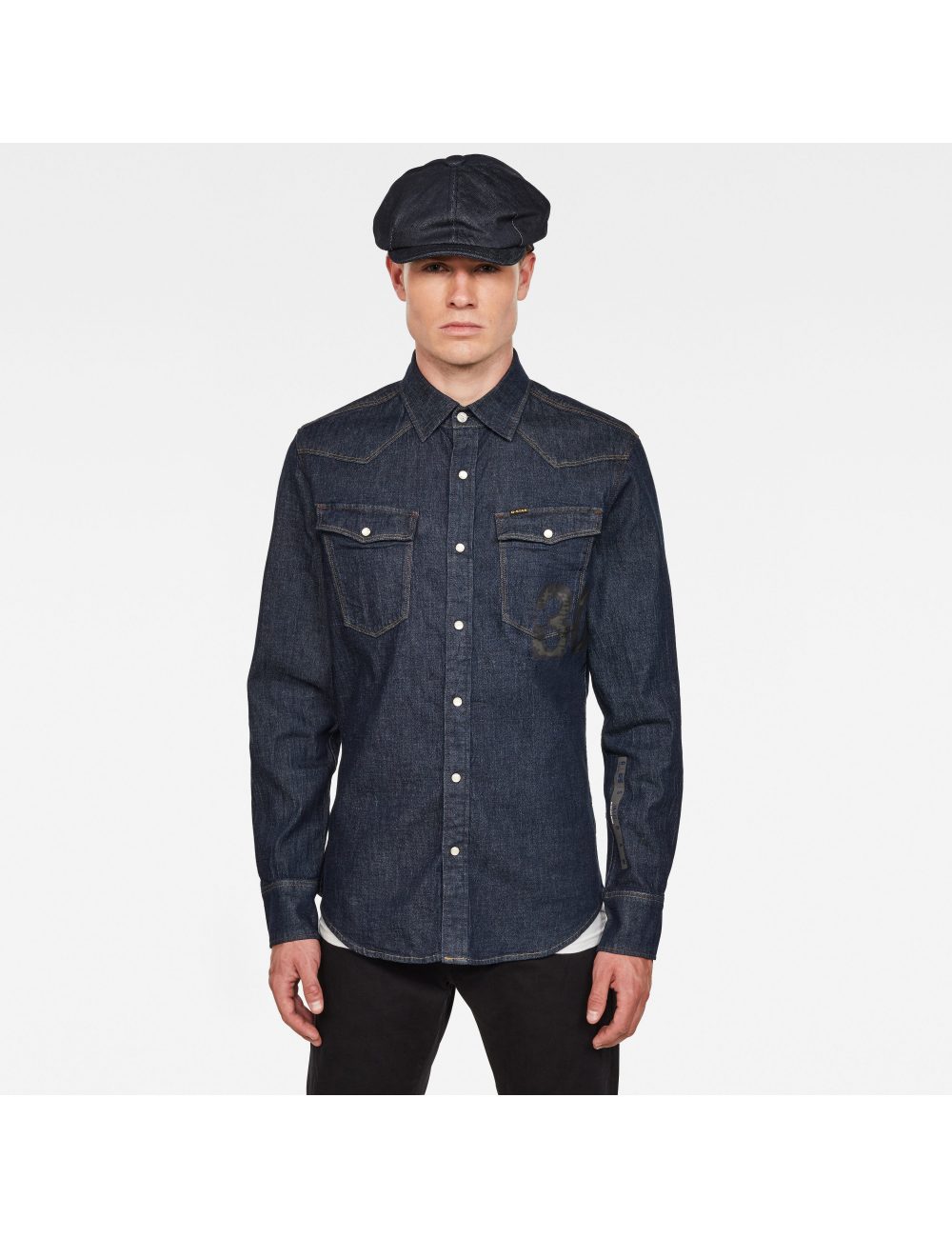 Chemise jean raser stretch 17518