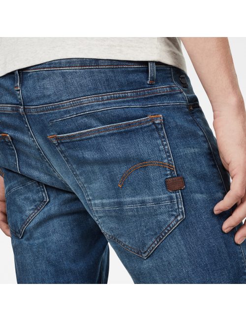 Jean D-Staq pkt indigo aged