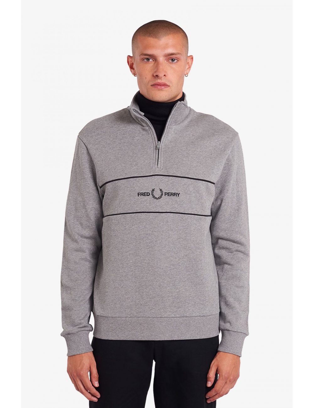 Sweat Shirt emb Half 9592