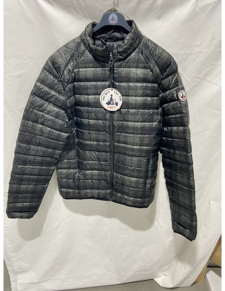 Doudoune Mat Impression Ecossaise