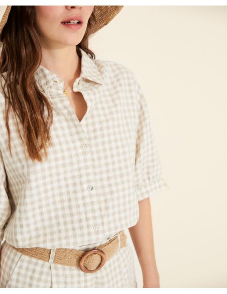 CHEMISE À CARREAUX VICHY 34855
