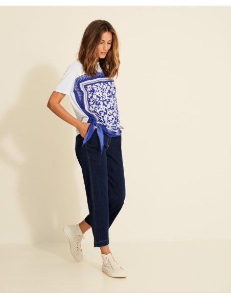 T-SHIRT IMPRIMÉ BANDANA 34427