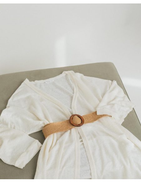 CEINTURE EN JUTE TRESSÉ 34920