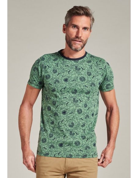 Tee shirt Imprimé vert 202628