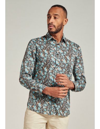 Chemise Imprimé Orient poplin 303404