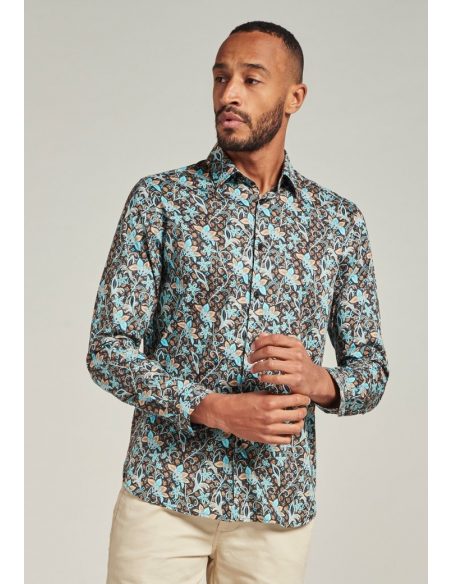 Chemise Imprimé Orient poplin 303404