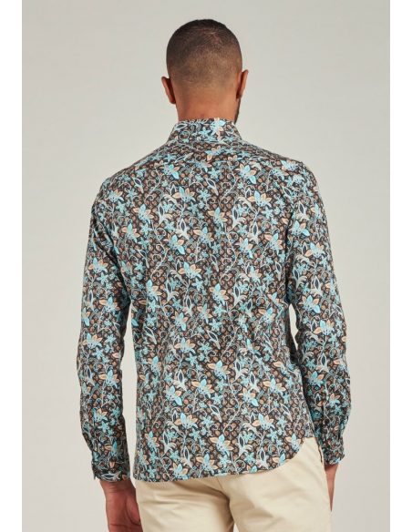 Chemise Imprimé Orient poplin 303404