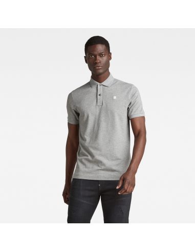 Polo s/s Douda 11595 gris et vert