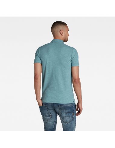 Polo s/s Douda 11595 gris et vert