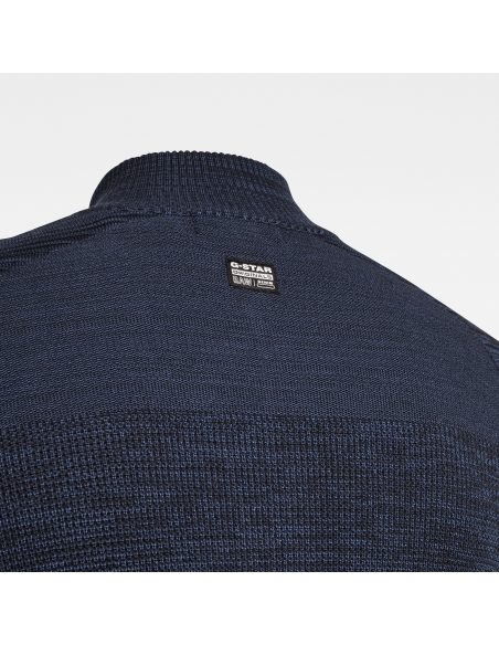 Pull maille 3D Biker zipper 20413