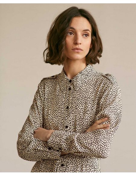 Robe col chemise 35814