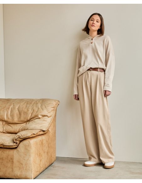 Pull Jersey avec capuche et poches 35515