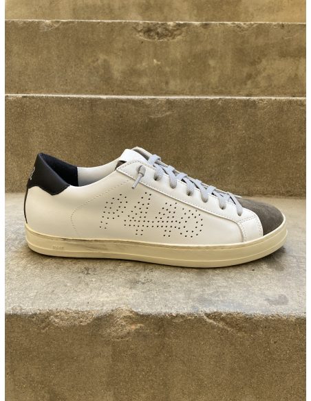 Basket homme JOHN white oliv