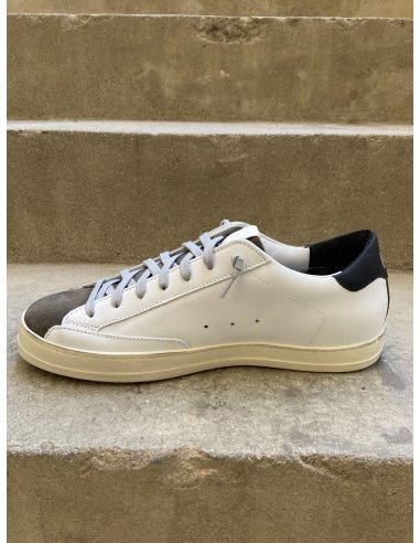 Basket homme JOHN white oliv