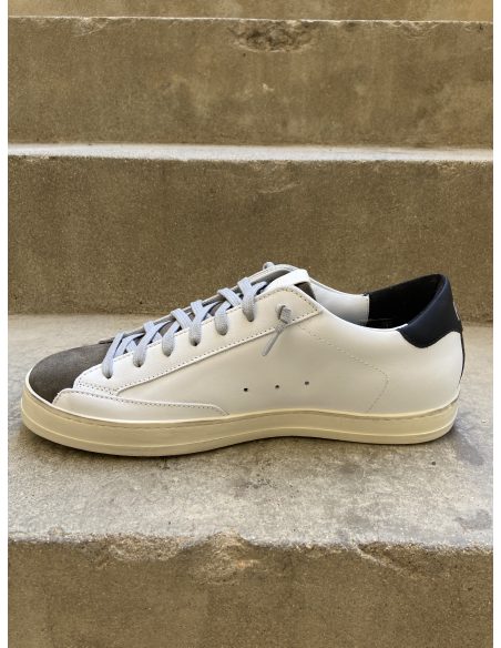 Basket homme JOHN white oliv