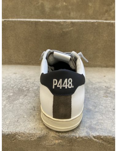 Basket homme JOHN white oliv