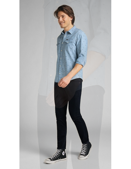 Jean LUKE Velours Marine L719RL62