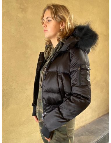 Doudoune bomber effet satin MINA 5926