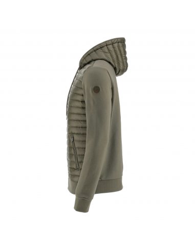 Veste GUMMI jersey doudoune kaki