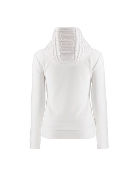 Veste CANDY jersey doudoune blanc