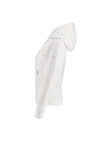 Veste CANDY jersey doudoune blanc