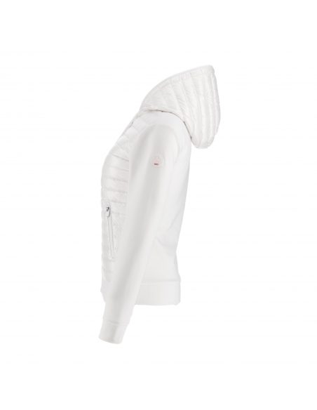 Veste CANDY jersey doudoune blanc