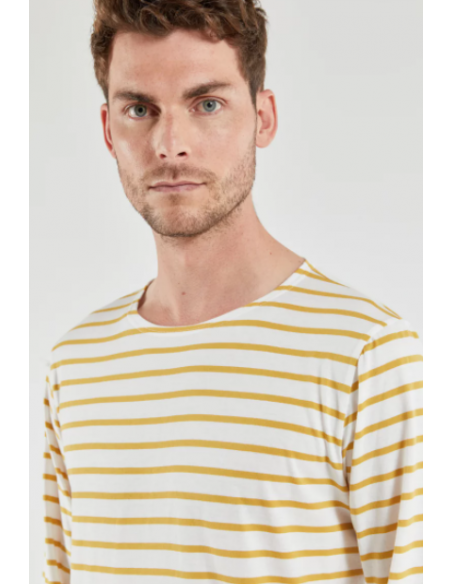 Tee shirt manches longues PLOZEVET 73792 jaune