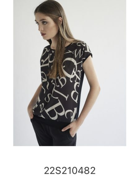 Tee Shirt viscose polyester elastane 210482