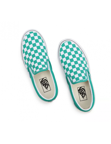 VANS SLIP-ON CHERCKERBOARD GREEN PIPPERMINT