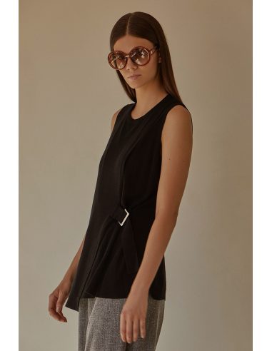 TOP black KNIT K16BLK