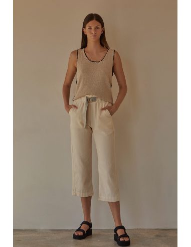 Pantalon PAPERBAG P57IV ivory