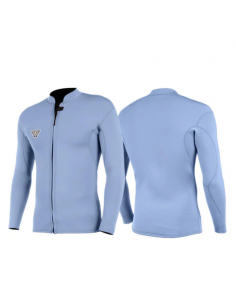 VISSLA SOLIDE SET TOP FRONT ZIP 2MM 2